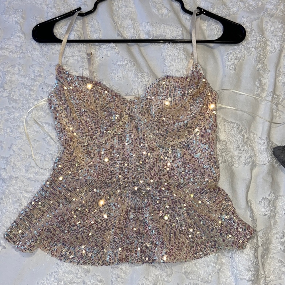 Windsor sparkle peplum top